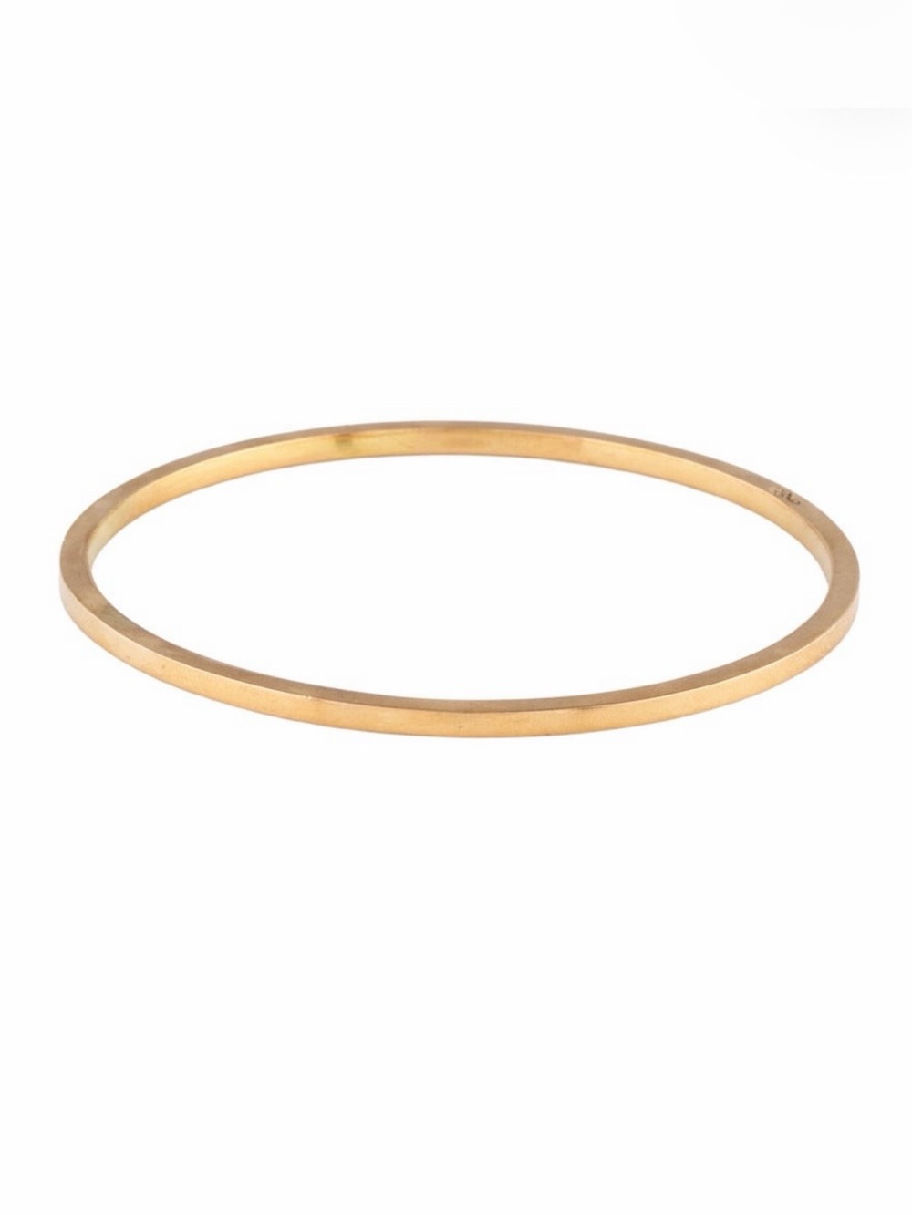 18k Yellow Gold Bangle Bracelet